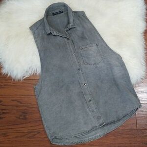 Brandy Melville Acid Wash Racerback Tank